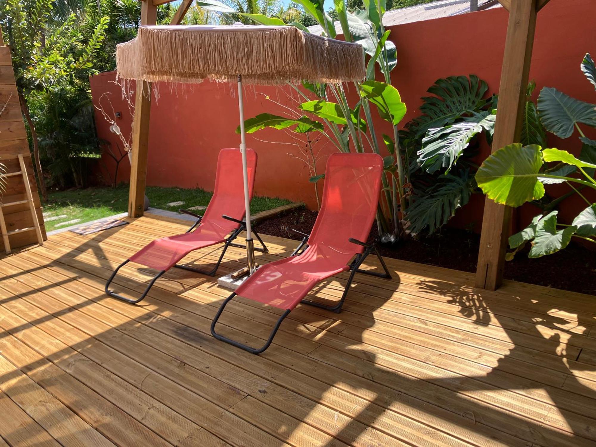 Kazacoco Bungalow A 5 Min A Pieds Du Lagon La Saline Le Bains Esterno foto